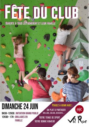 Escalade en famille Val'Roc MJC Vaugneray Lionel Daudet