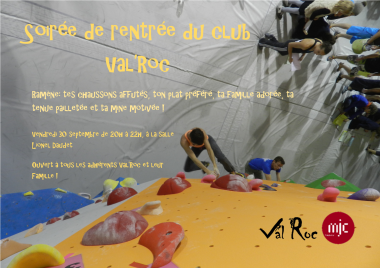 Soirée de rentrée du Val'Roc