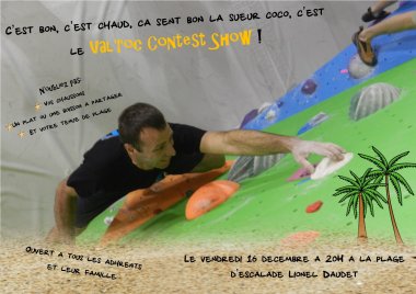 Val'Roc Soirée Soleil Plage Escalade Lionel Daudet Contest